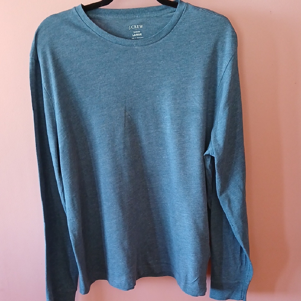 J. Crew Men's Blue Shirt